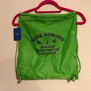 Drawstring Backpack Lime Green (from a Fundraiser) NWT Perfect for Athletics